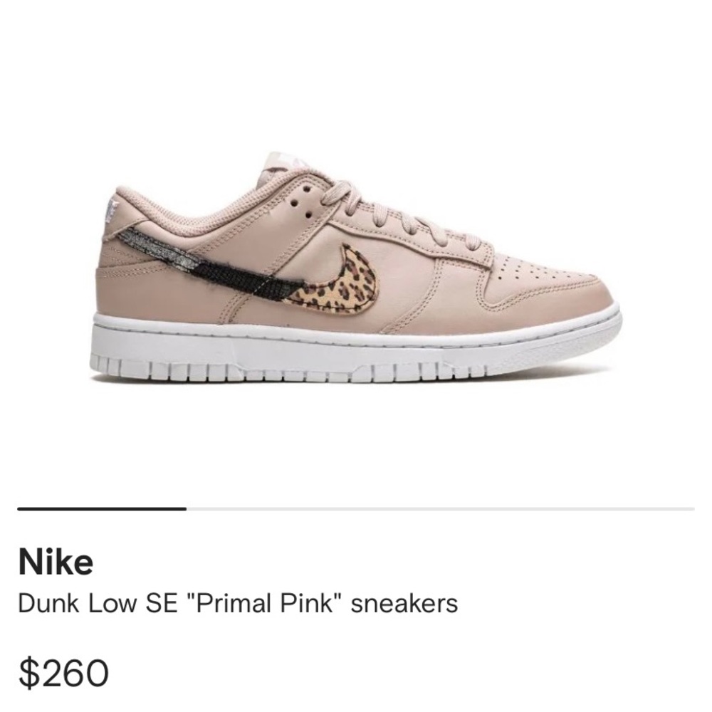 Nike Dunk Low SE Primal Pink - 7.5 W